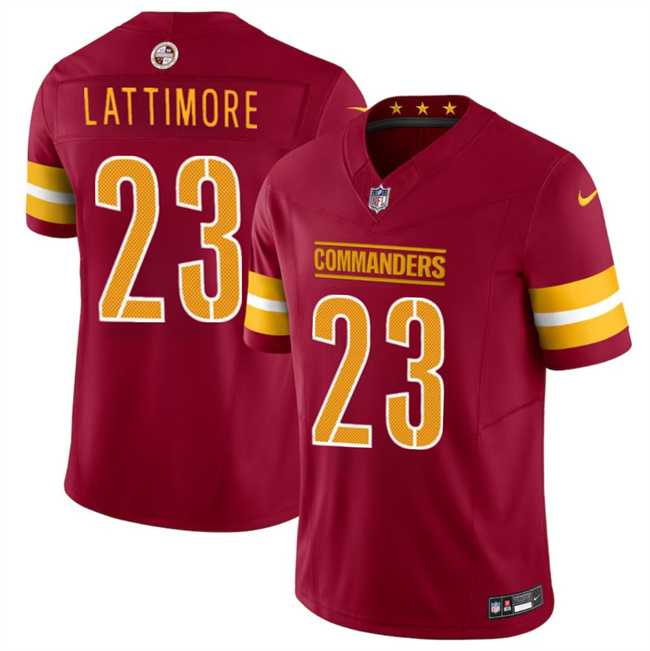 Men & Women & Youth Washington Commanders #23 Marshon Lattimore Burgundy 2024 F.U.S.E. Vapor Limited Stitched Jersey